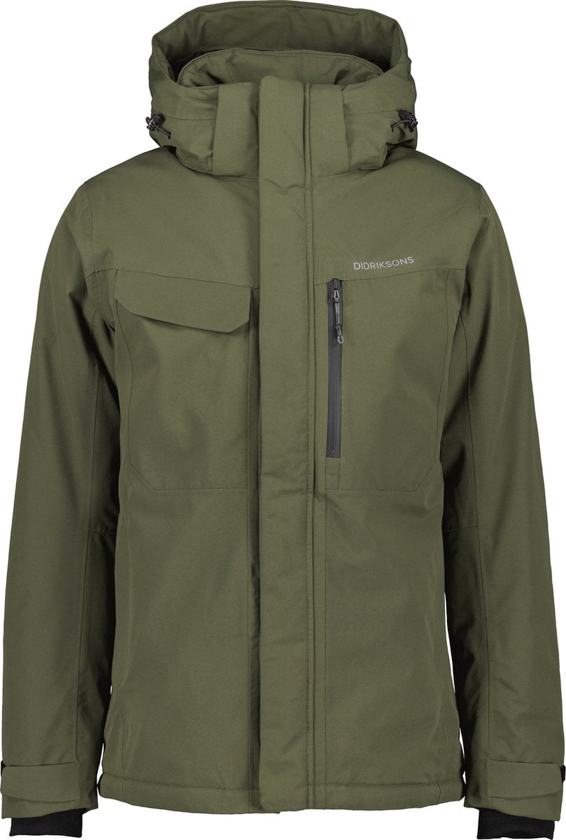 Didriksons Stefan USX JKT Herren-Outdoorjacke – Dunkelgrün