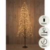 Anna's Collection beleuchteter Weihnachtsbaum 960LED klassisch warm H180cm mit Blitzfunktion, Dimmer und Timer IP44