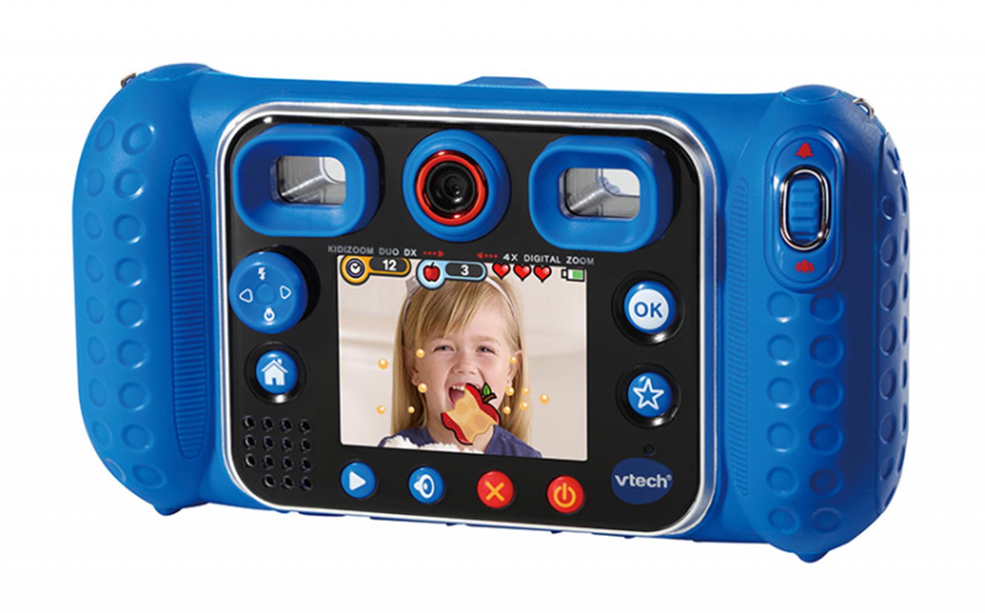 Vtech Kidizoom Duo DX Kinderkamera Blau 4-Stück