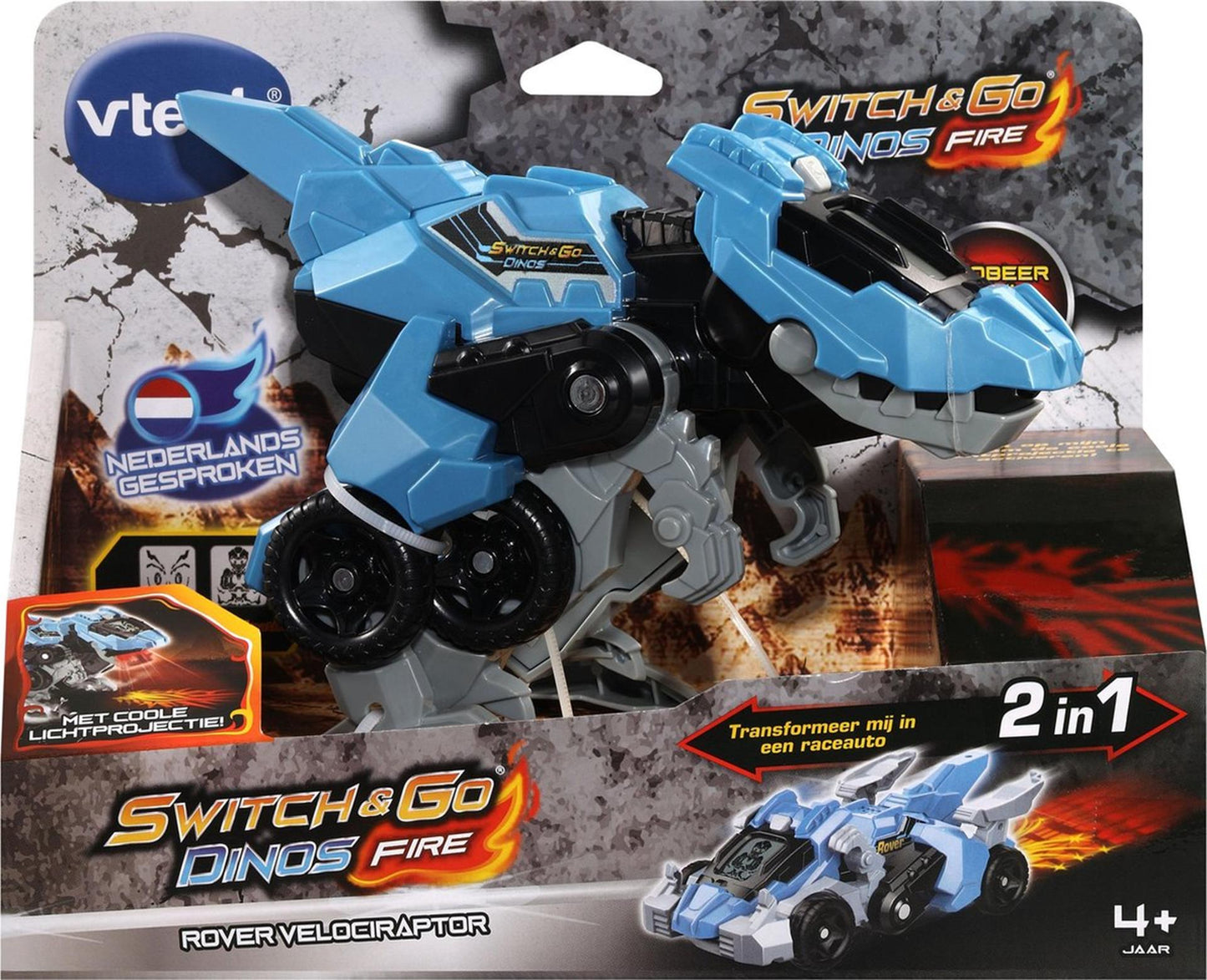 Vtech Switch Go Dinos Fire Rover Velociraptor