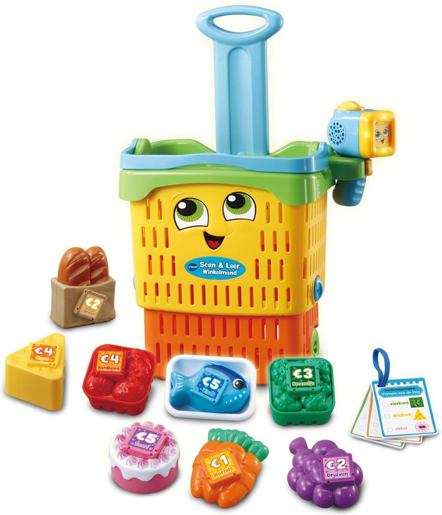 VTECH-Einkaufskorbborbscan Leder 19 x 32 x 29 cm gelb 13-Stück