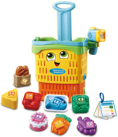 VTECH-Einkaufskorbborbscan Leder 19 x 32 x 29 cm gelb 13-Stück