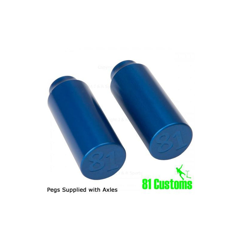 81 Paar individuelle Heringe – blau