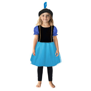 Andere Marken Pete Kleid lila blau 98-104 | 2 Stk