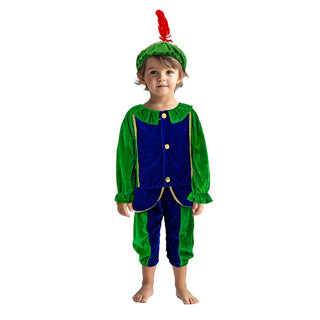 Andere Marken Pete Anzug grün blau 110-116 cm | 2 Stk