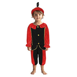 Basic Pete Anzug schwarz rot 110-116 cm | 2 Stk
