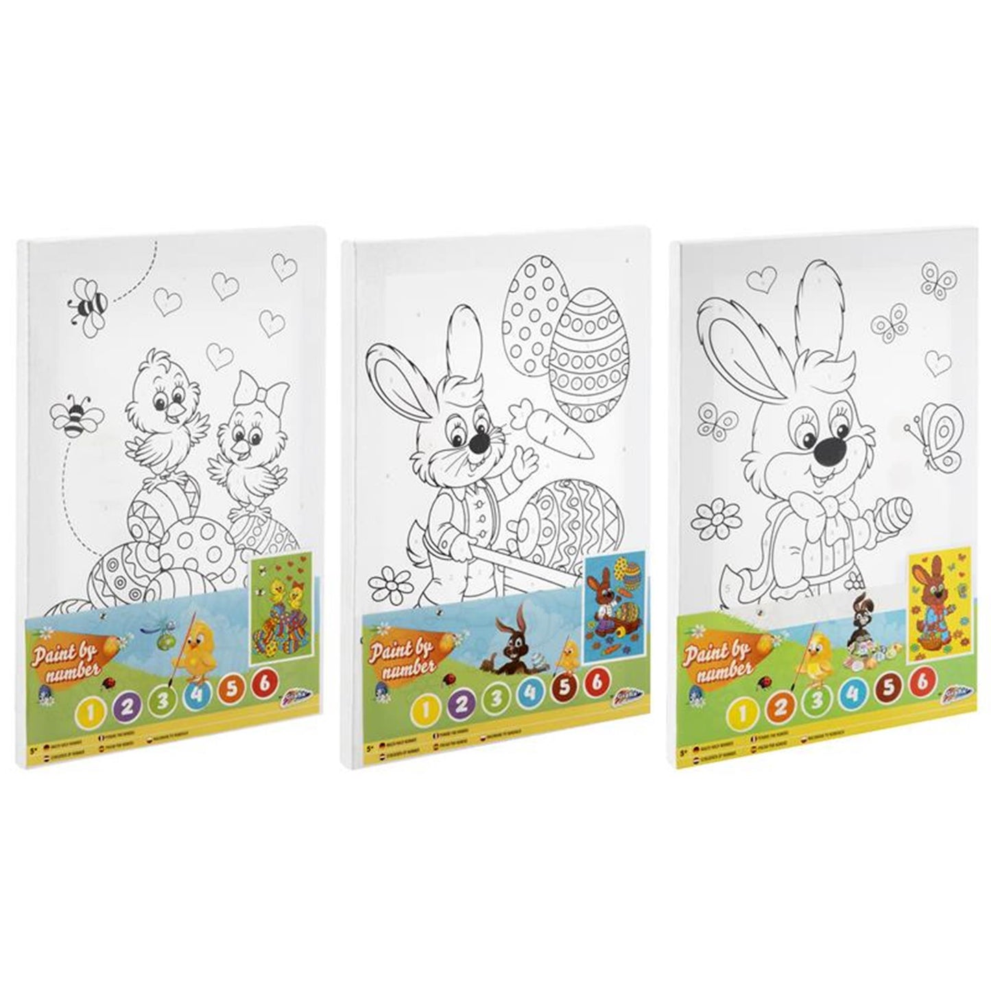 Creative craft group canvas painting by number easter