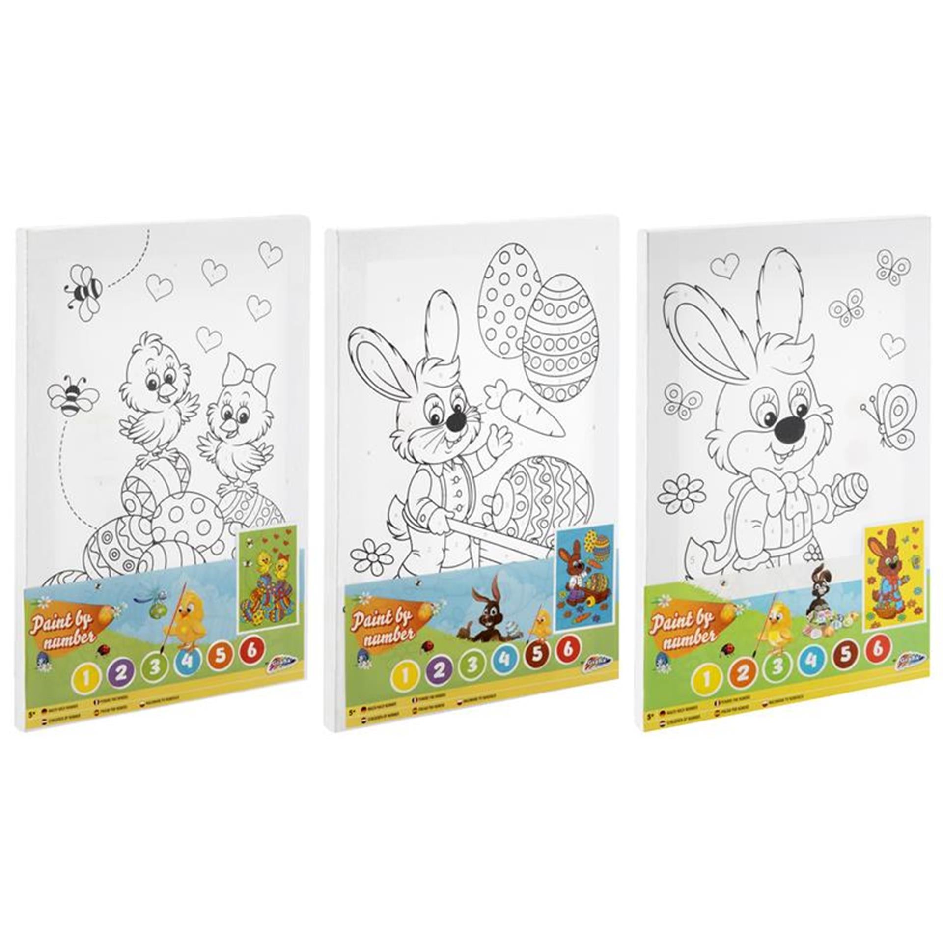 Creative craft group canvas painting by number easter