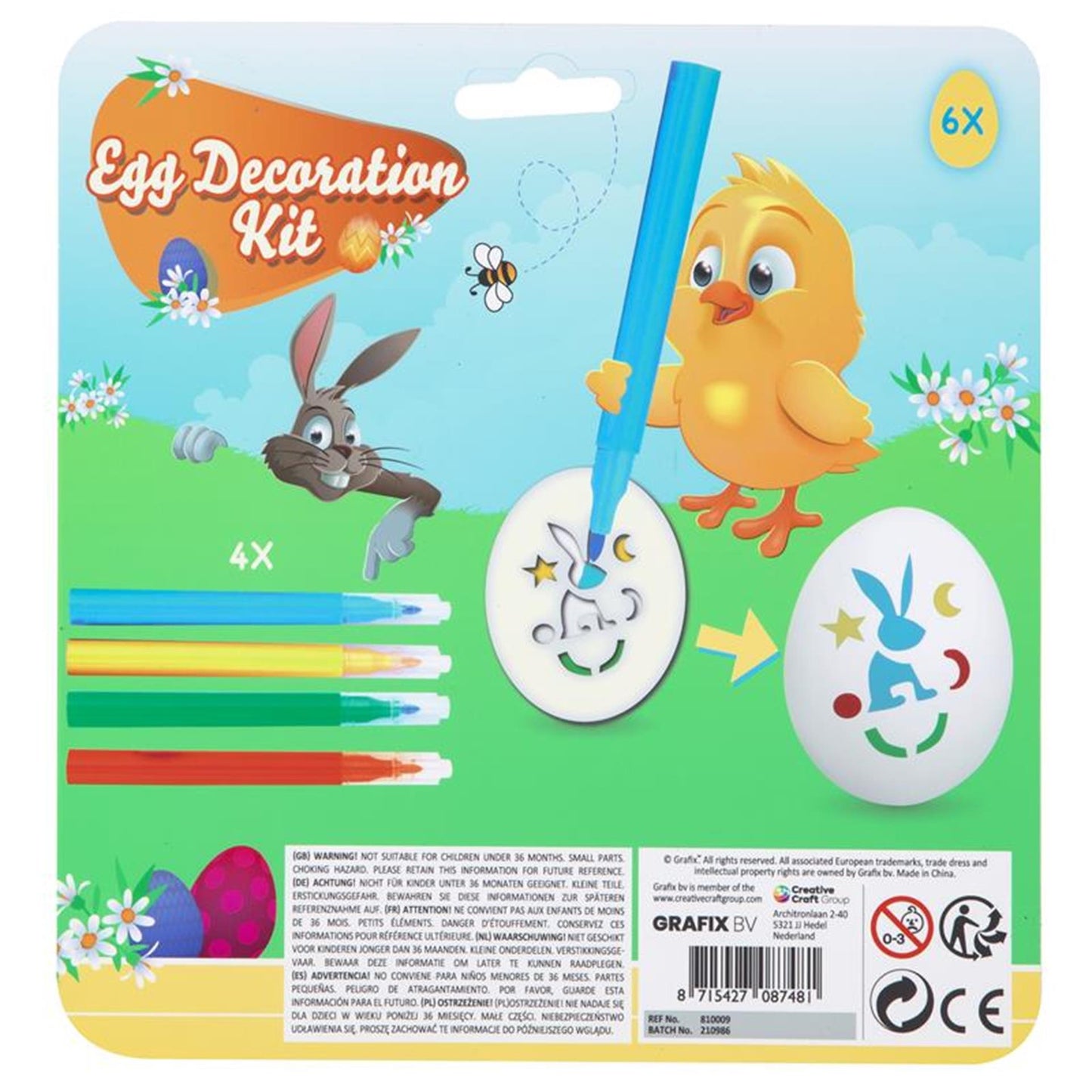 Grafix Eierdekorativeset