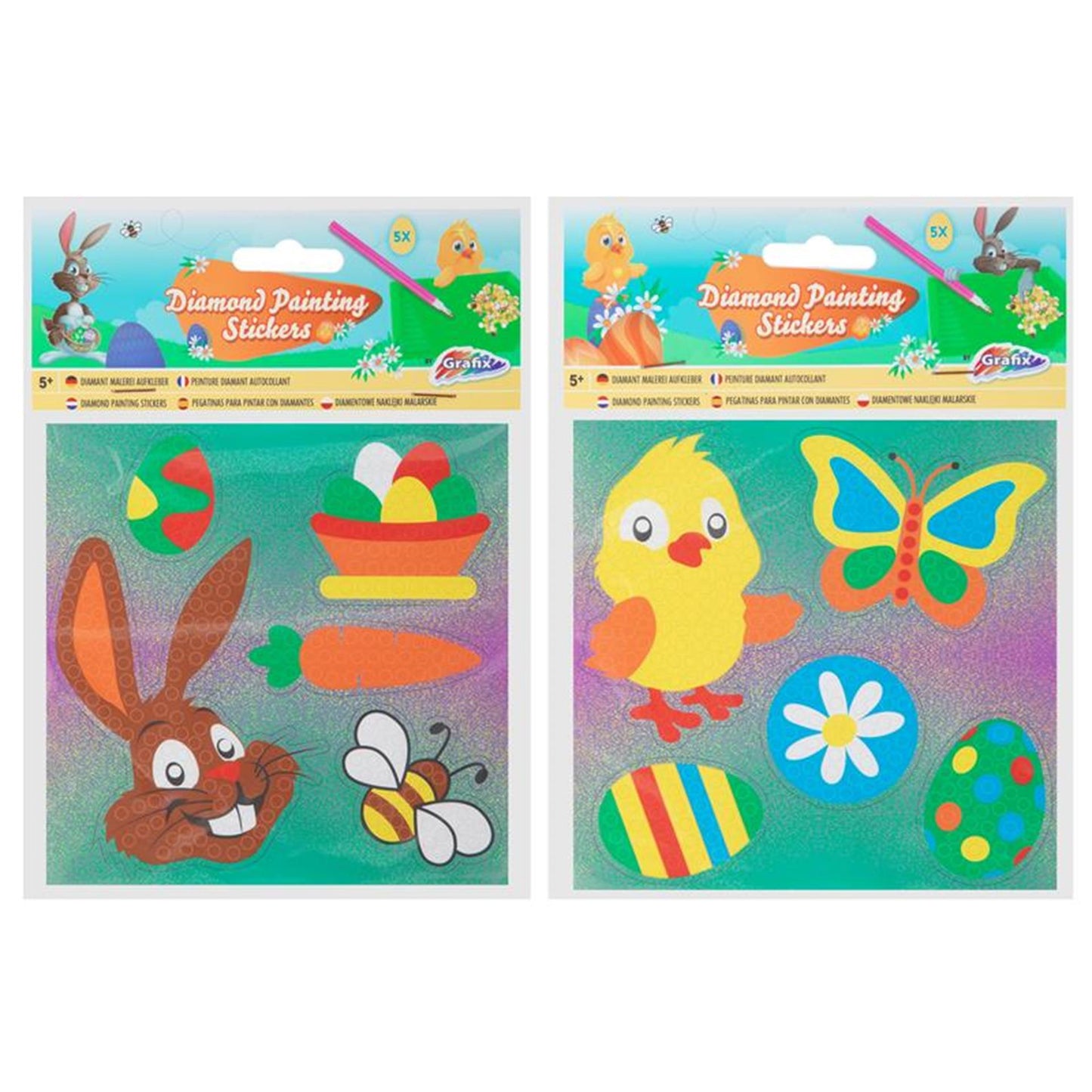 Grafix Diamond Malerei Aufkleber Ostern