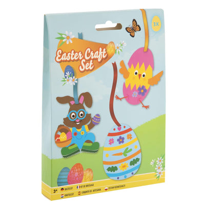 Grafix Easter Hangers Craft -Set Kaninchen, Kükenei Ei
