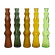 Decoris Vase aus recyceltem Glas ø7x32cm