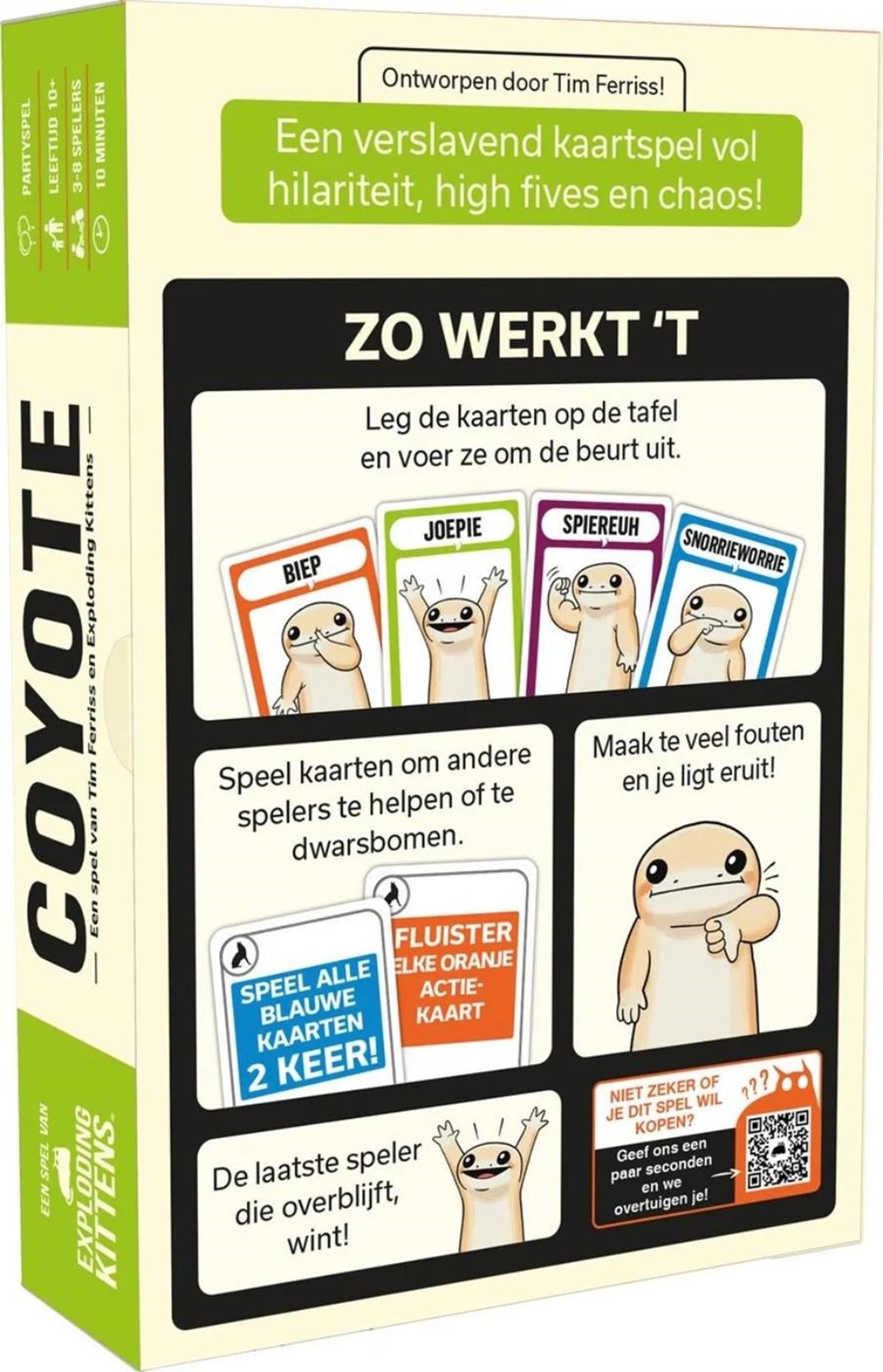 Asmodee Coyote Party-Kartenspiel (NL-Version)