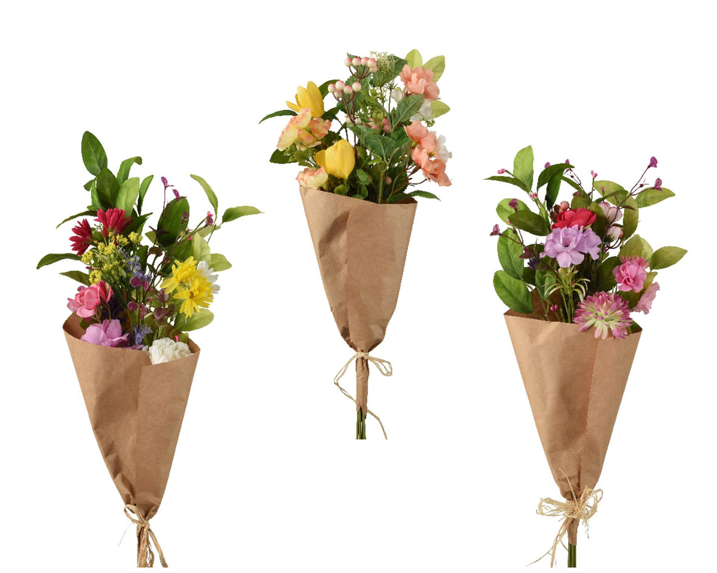 Decoris Kunstblumen Sommerstrauß H70cm