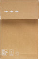 Musterbeutel für Sozialwohnungen – 200 x 300 x 50 mm – Do-Good-Beutel – braun – 10 Stück – rd-309900-10