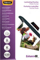 Fellowes Laminierfolien – 10 x 15 cm Foto – 80 Mikron – glänzend – 25 Stück