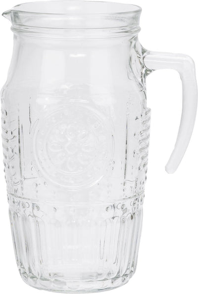 Bormioli Rocco Wasserkrug – Glas – transparent – 1,8 Liter – Ausgießer