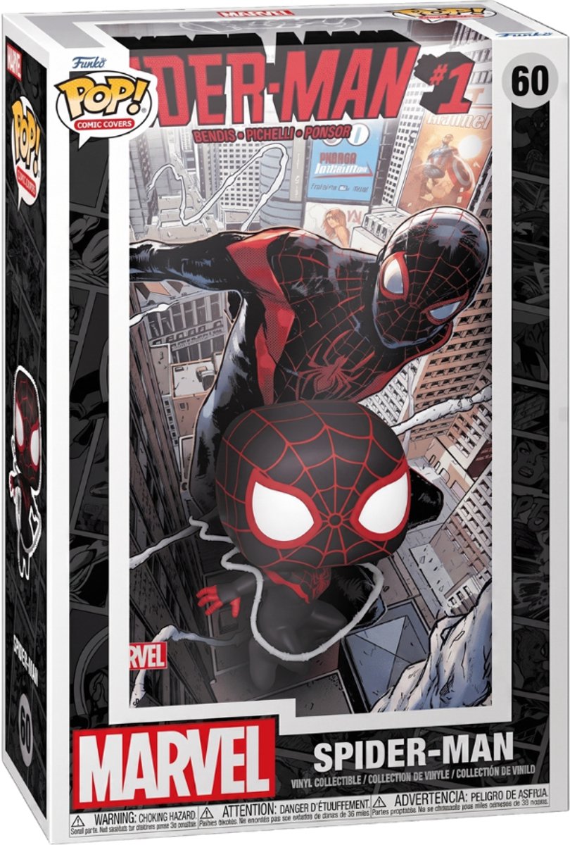 Funko-Pop-Comic-Cover: Marvel Spider-Man Nr. 1 – Pop Nr. 60