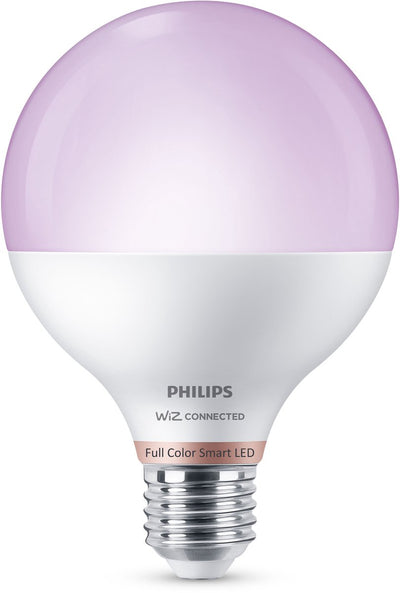 Philips Beleuchtung Philips Smart Lighting – Globus – Intelligente LED-Beleuchtung – farbiges und weißes Licht – E27 – 75 W – matt – WLAN
