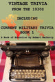 Vintage-Quiz aus den 1930er Jahren, einschließlich Militär-Quizbuch 1