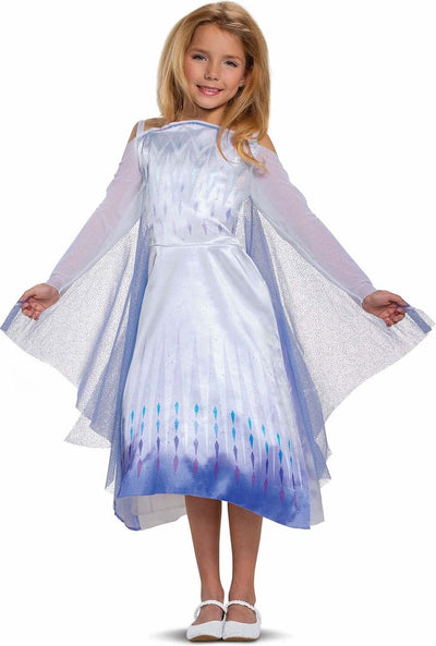 Disguise Disney offizielles klassisches Elsa-Schneekönigin-Kostüm, Frozen 2-Kostüm für Kinder von 3–4 Jahren