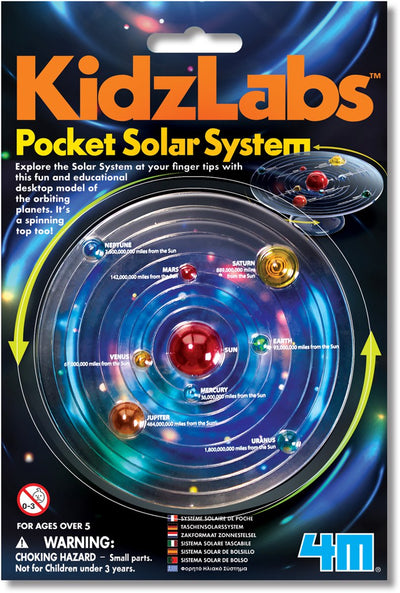 4 m Wissenschaft und Spiele – Bauen Sie Ihr eigenes Sonnensystemmodell – Mini-Version – Modellbau – Kidzlabs – 5+