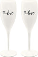 Koziol Sektglas, 0,1 l, 2er-Set, Bio, 'Love' - | Prost nein. 1