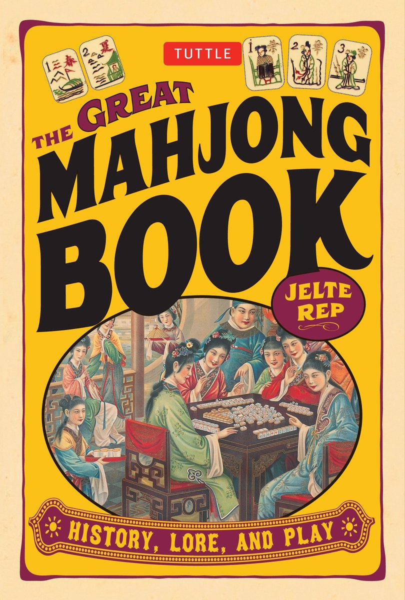 Jelte repräsentiert das großartige Mahjong-Buch