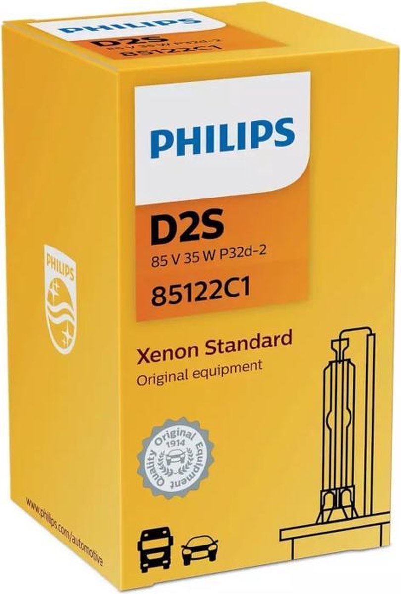 Philips Xenon Standard D2s 85122c1