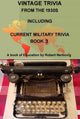 Vintage-Quiz aus den 1930er Jahren, einschließlich Militär-Quizbuch 3