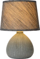 Lucide Ramzi - Tischlampe - ø 18 cm - 1xe14 - grau - Japandi