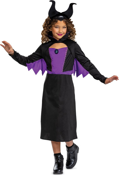 Disney-Verkleidung – Bösewichte, Maleficent-Klassiker, Größe S (5 – 6 Jahre), Mädchen