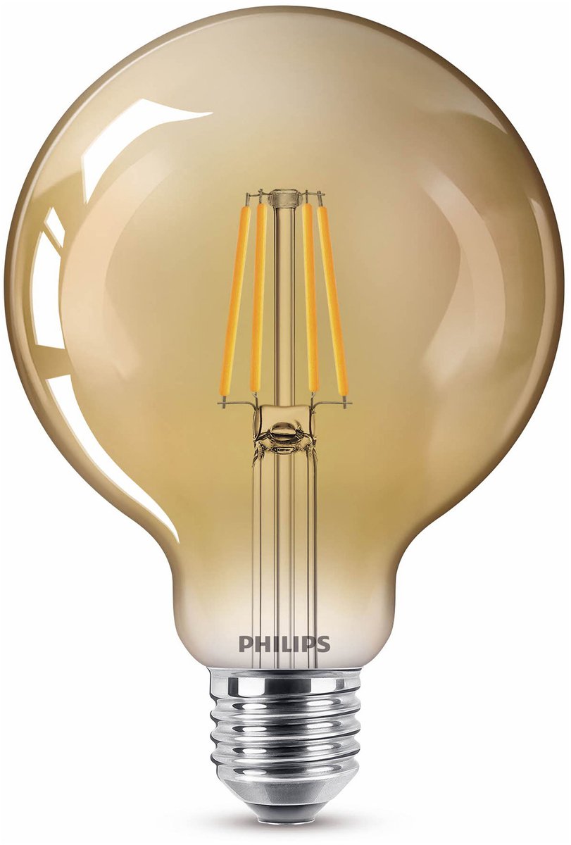 Philips LED-Globus gold – 35 W – E27 – extra warmweißes Licht