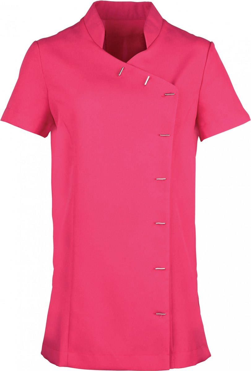 Premier-Schürzen-Tunika-Arbeitsbluse für Damen, M (12 UK), Pink, 100 % Polyester