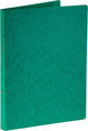 Bronyl-Ringbinder | für ft a4 | aus glänzendem Karton | 2 Ringe à 16 mm | grün