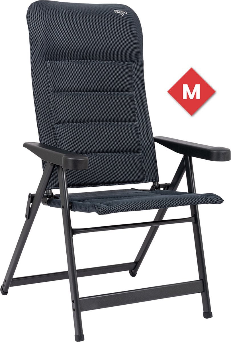 Crespo - Liegestuhl - m - ap 237 - Air-Deluxe - Grau