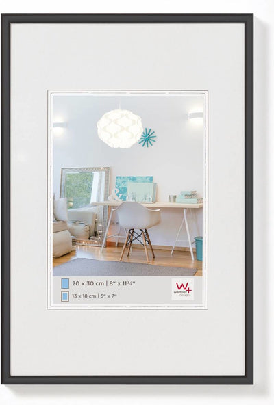 Walther New Lifestyle - Kunststoffrahmen - Fotogröße 59,4x84 (Din A1) cm - Schwarz