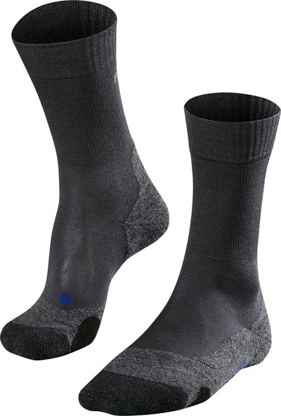Falke TK2 Cool Anti-Blister Wandersocken aus dickem Lyocell-Funktionsmaterial Herren Grau - Größe 46-48
