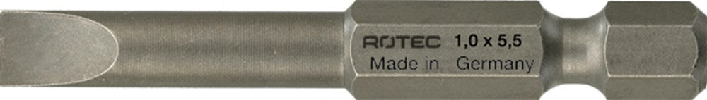 Rotec Power-Schraubenbit 1 4x50mm sl0,6x3,5 | 10 Stk