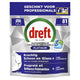 Dreft professionelles Geschirrspülmittel Platinum Regular 81 Tabs (300x 95x 240)