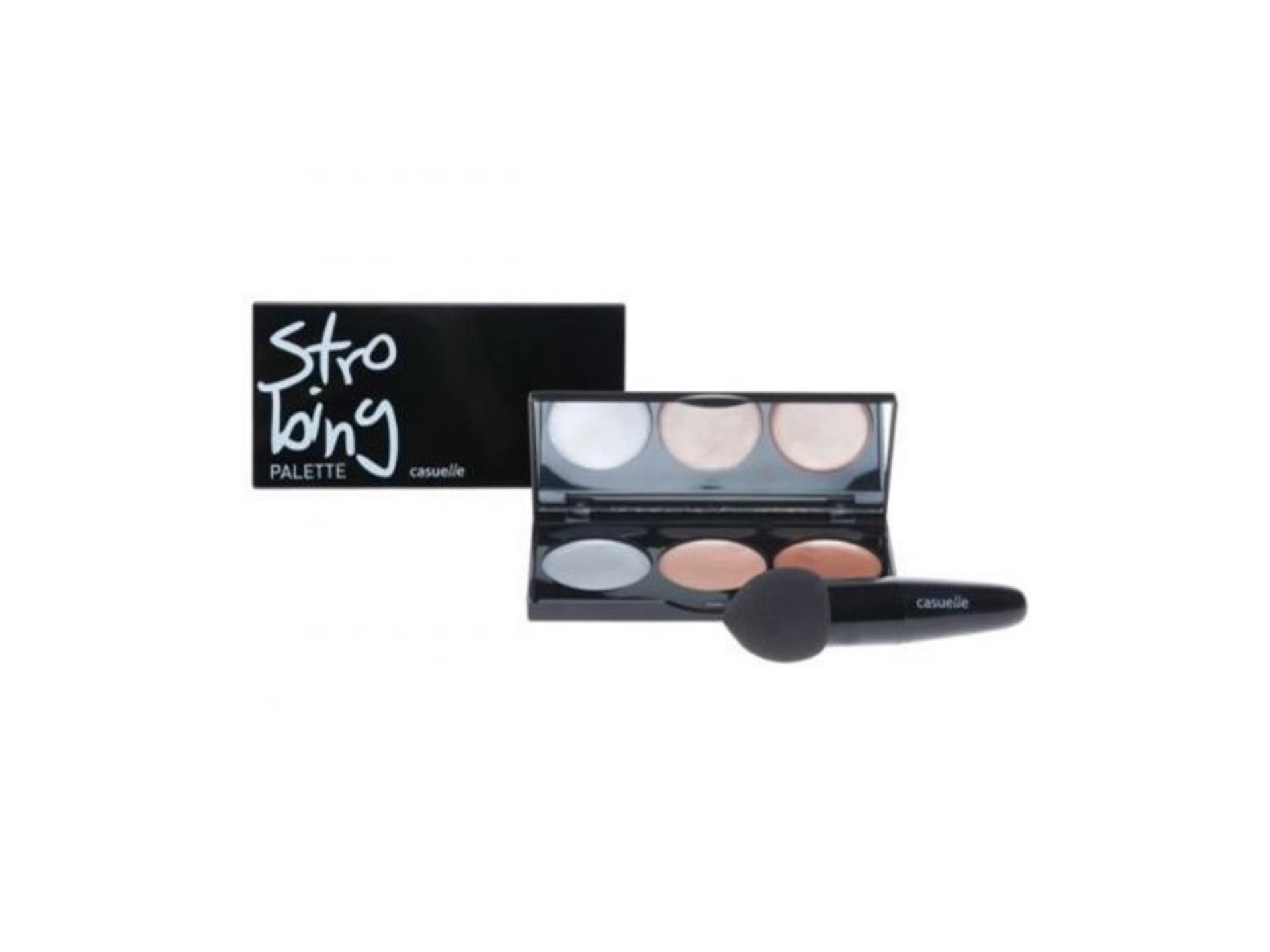 Lässiges Highlighter-Kontur-Make-up