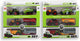 Jonotoys 6 -Teil -Traktor -Set mit 2 Traktoren und 4 Anhängern