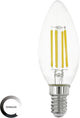 Eglo LED-Lampe - E14 - ø 3,5 cm - klar - 806 Lumen - 2700k - dimmbar