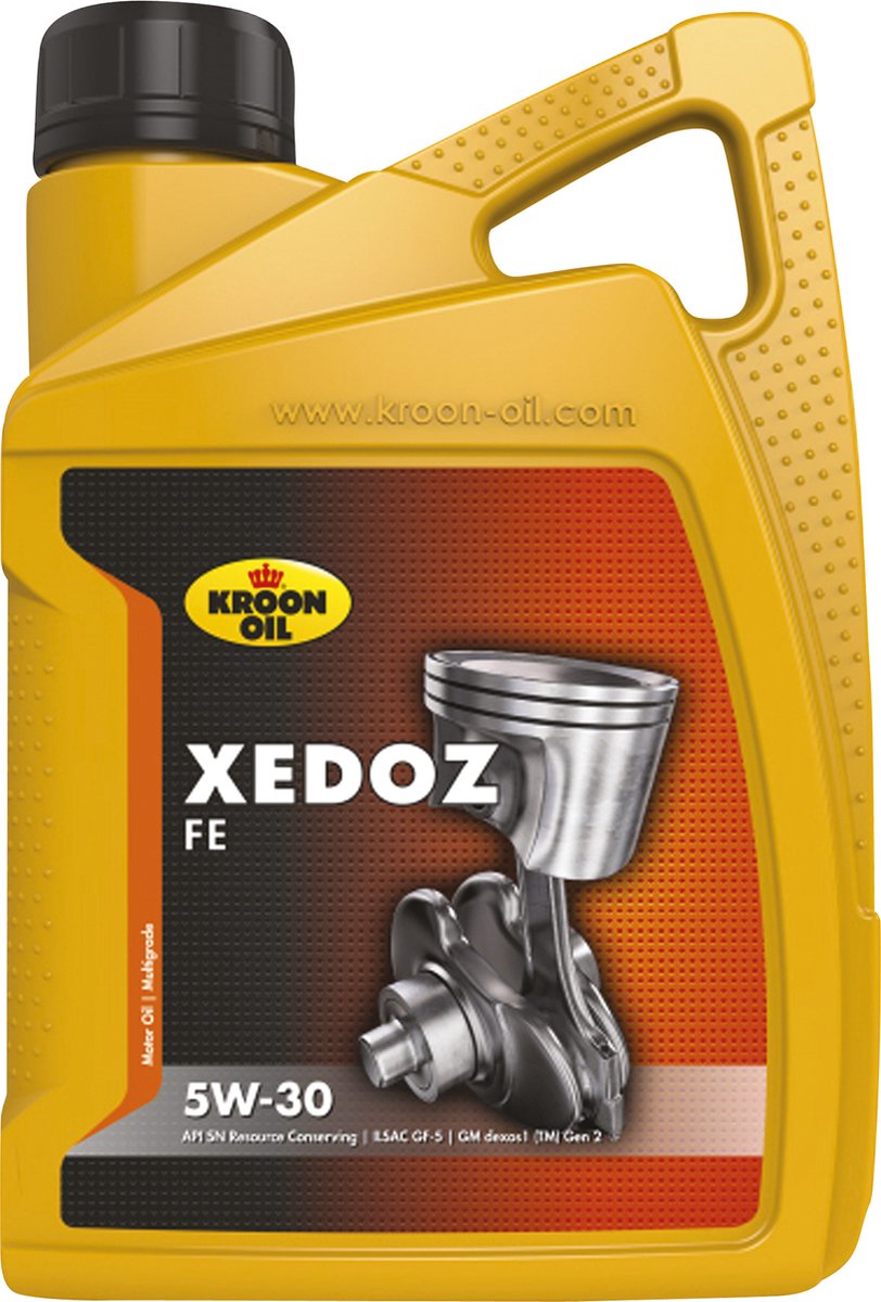 Kroon-oil xedoz fe – synthetisches 5w-30-Motorenöl – kraftstoffsparend – 1 Liter – transparent