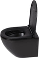 Differnz Wand-WC-Spülung spülrandlos kompakt 49x36x37cm mit Soft-Close-Sitz mattschwarz