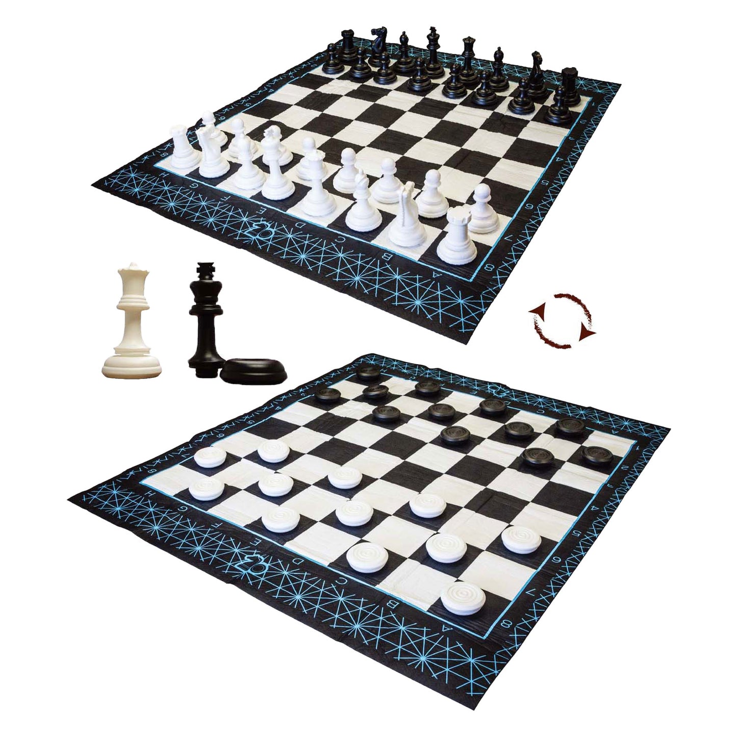 Playfun Mega -Schach und Dammspiel