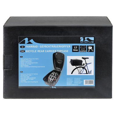 M-Wave Fahrradbox Amsterdam schwarz 17 Liter