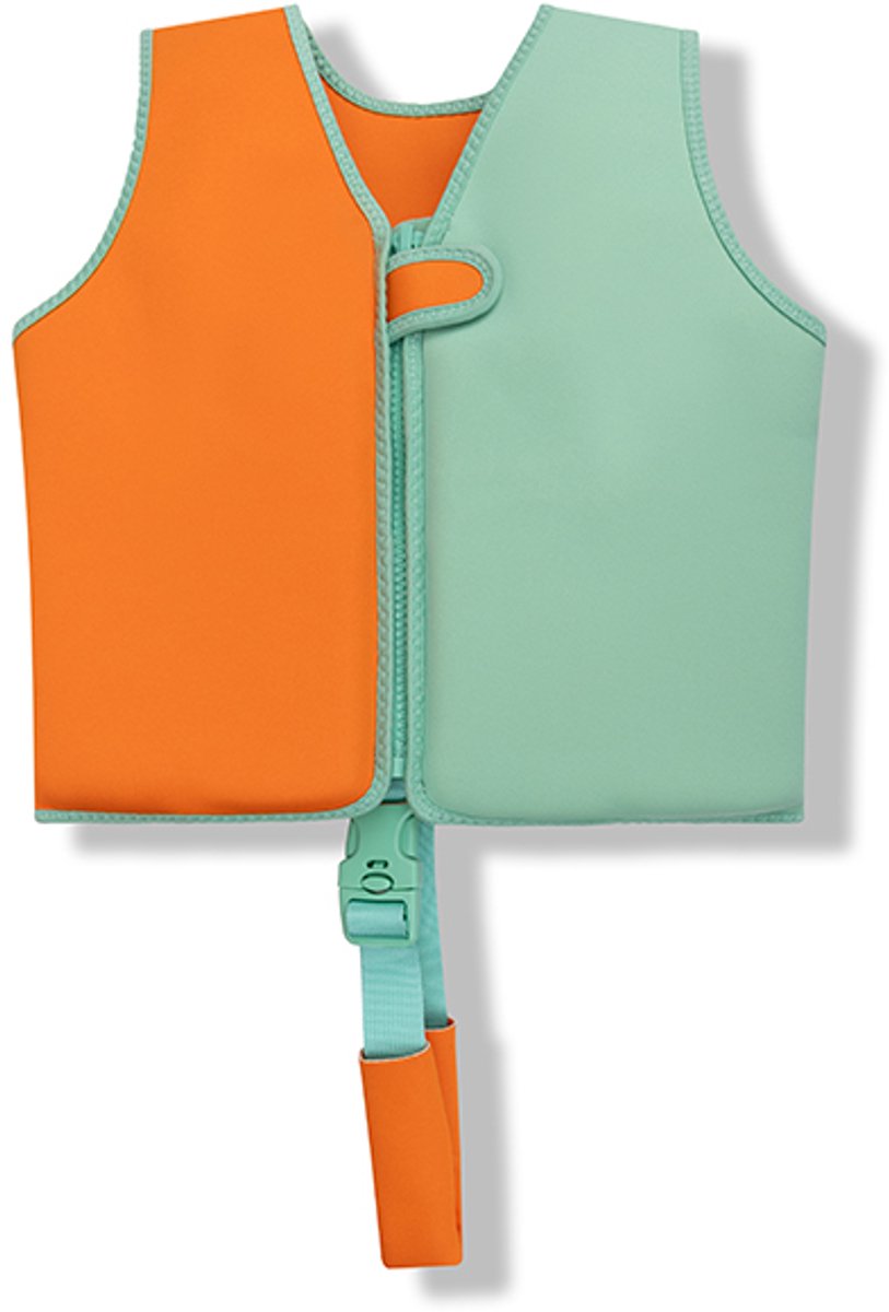 Lebendiges Aufeinandertreffen | Oranje Groen Schwimmweste 3-6 Jahre alt