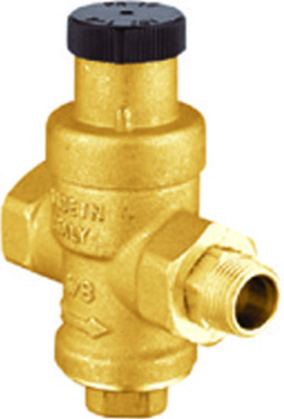 Blauer Druckregler von Grohe