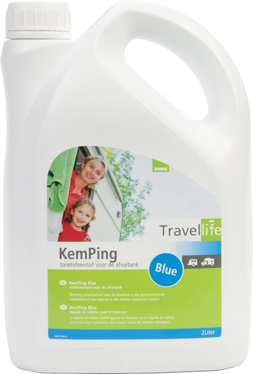 Travellife Kemping Toilettenflüssigkeit blau - 2l